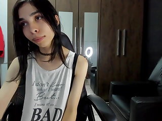 Cute shy trap on cam