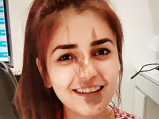 Asian Momina Mustehsan Cum Tribute #2 With Lotion